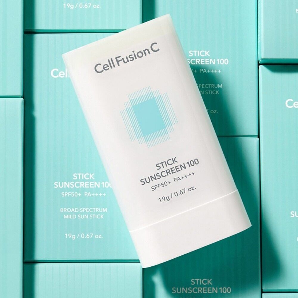 Cell Fusion C Stick Sunscreen 100 SPF50+ PA+++ 19g, Cooling & Soothing, Moisturizing, Korean Cosmetics, Kbeauty