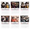 2026 Cat Themed Wall Calendar 12-Month Fashion Cat Decor with Twin-Wire Binding Cute Planner for Home Office & Family Scheduling