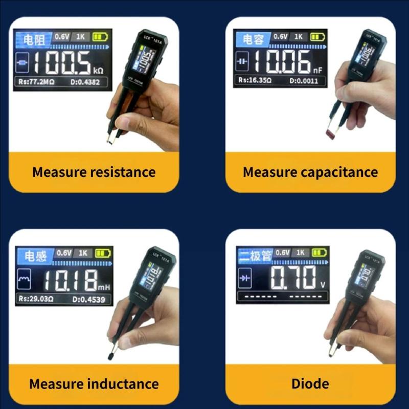 Intelligent Digital Meter Tester For Accurate Resistance Inductance Capacitance Measurement Tool With LCD Display