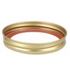 Split‑Type Glass Jar Canning Lids Round Food Container Sealing Cover Kitchen Accessory(10Pcs 70mm Gold Circular Ring+Cover