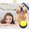 Bouton d'enregistrement vocal Bouton interactif pour chien pour la communication Buzzer d'entraînement pour animaux de compagnie avec enregistrement de 30 secondes pour chiens et chats