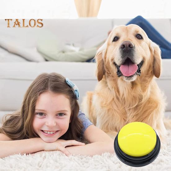 Sprachaufzeichnungstaste, interaktive Hundetaste zur Kommunikation, Pet Speak-Trainingssummer mit 30-Sekunden-Aufzeichnung für Hunde und Katzen