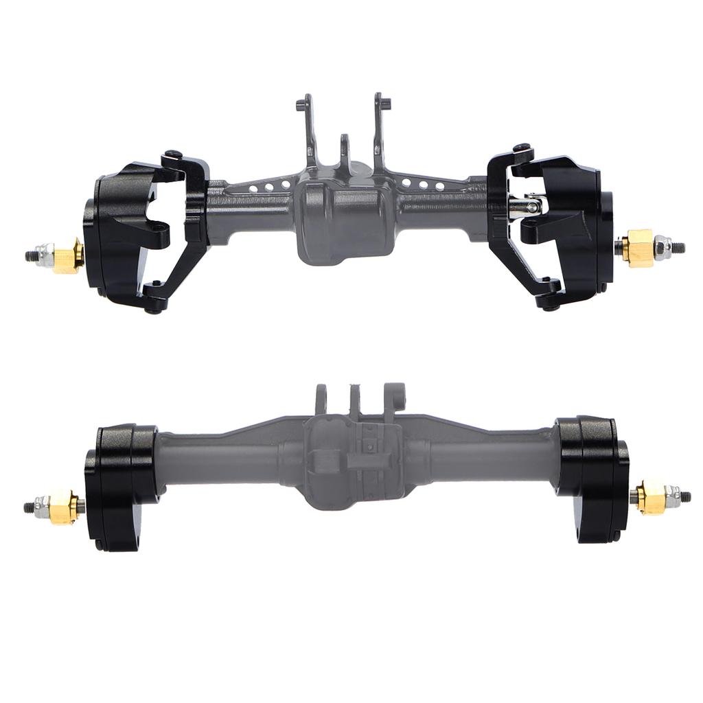 Aluminum Straight Axles Change To Portal Front Rear Axles For 1/18 RC Crawler TRX4M Ground Clearance+8.1MM DIY Kit