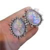 2025 Vintage-Inspired Women's Jewelry Set: Four-Layer Zircon Necklace & Earrings