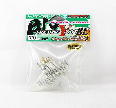 Decoy Гачок Y-S23 BL Heavy Duty без зубців, великий розмір 7/0 (0113)