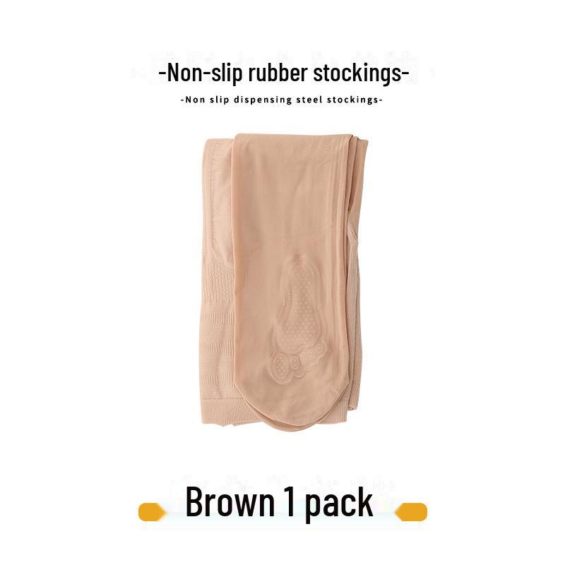 Flesh-Colored Anti-Snag Steel Stockings: Spring/Autumn Women's Elastic Wear-Resistant Pantyhose for a Bare-Leg Look.