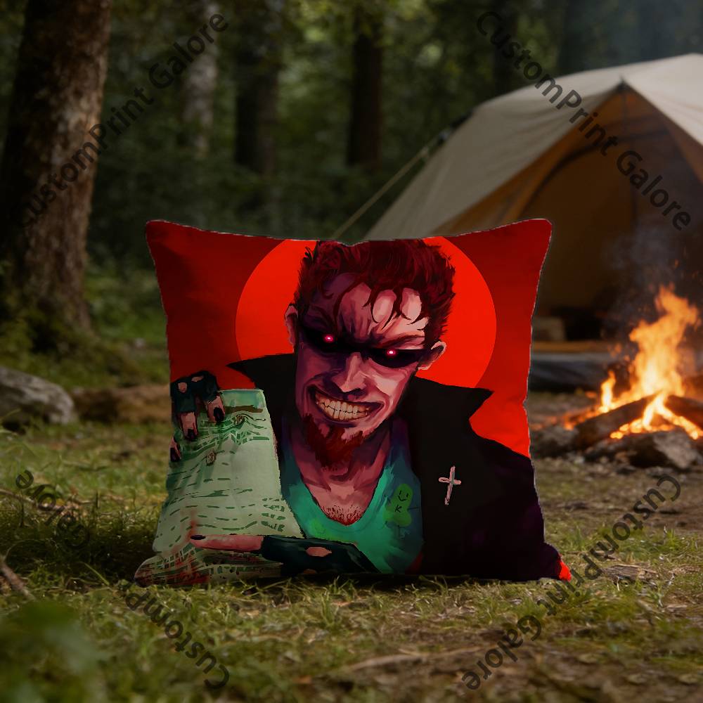 The PPostal DDude Pillow Cover Polyester Square Cushion Case  cm Decorative for Home Couch Bed Car Decor