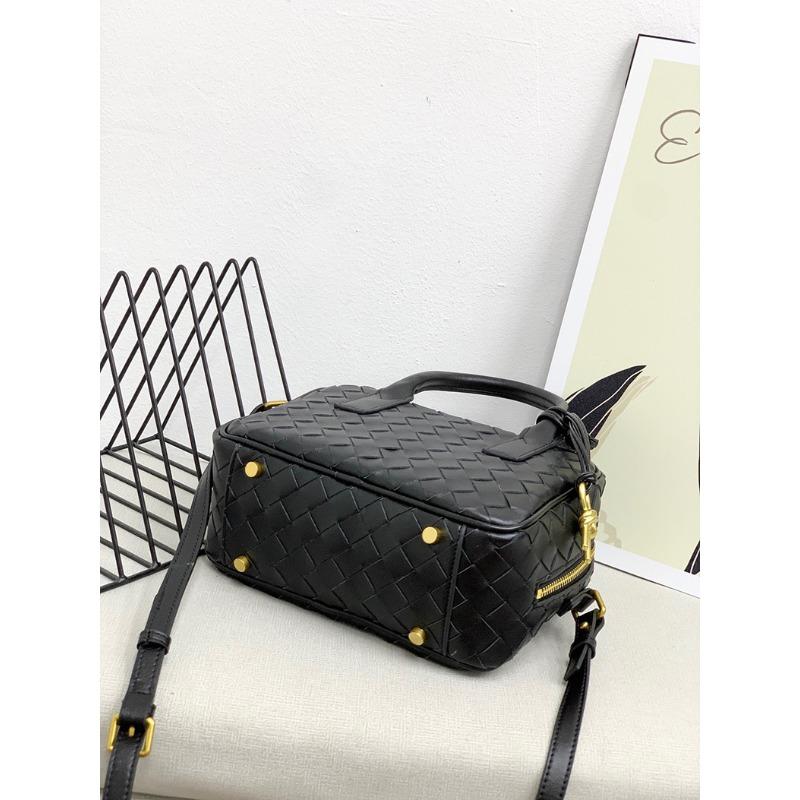 Νέα μικρή τετράγωνη τσάντα-κουτί χειροποίητη, γυναικεία τσάντα γνήσιο δέρμα, φορητή τσάντα ώμου messenger, τσάντα BD για μετακίνηση.