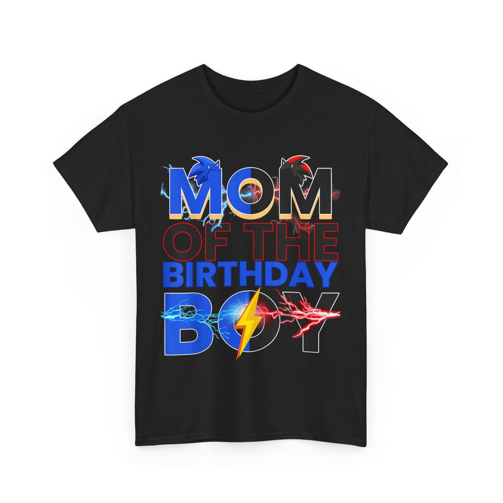 Mom Of The Birthday Boy T-shirt, Hedgehog Decoration Cute Shirt XXL