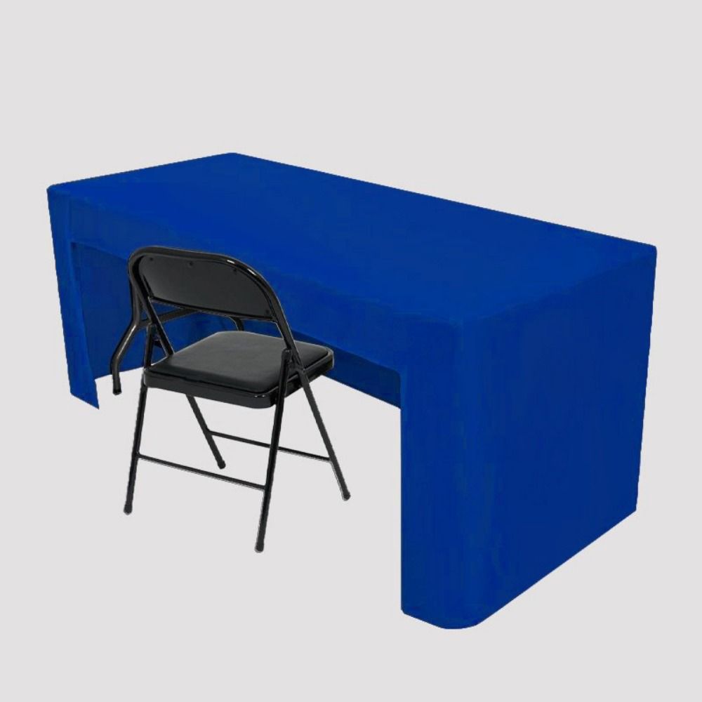 6FT Stretch Tablecloth Solid Color Sign-In Table Cloth Elegant Table Cover  Wedding Party