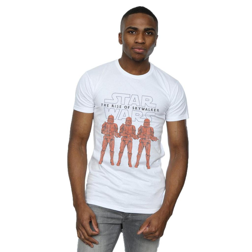 STAR WARS Herren Das Erwachen der Macht Stormtrooper Farb-Aufstellung T-Shirt