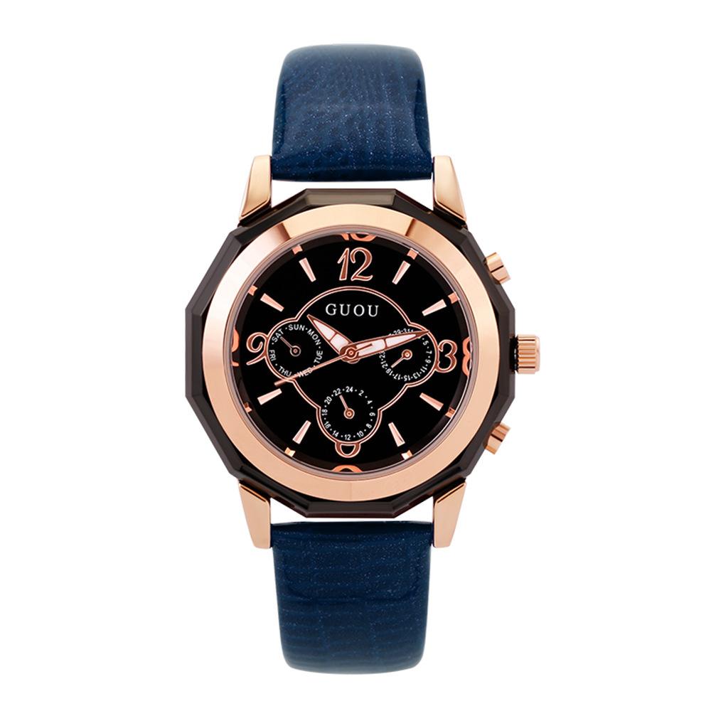 

Модные женские часы, новый стиль, кварцевые часы, водонепроницаемые, красивые, с большим циферблатом, темпераментные часы на поясе