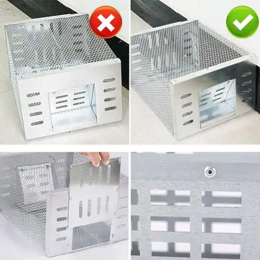 Large Area Automatic Mouse Catcher Metal High Efficiency Rat Trap Cage Continuous Loop Reusable Live Animal Trap