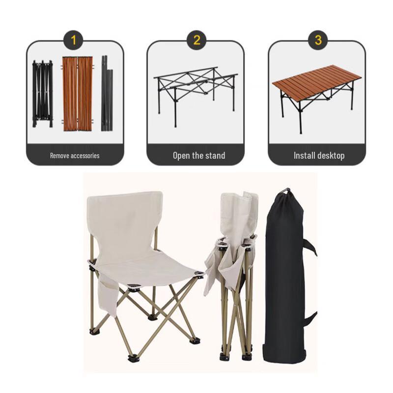 Camping Table and Chair Set