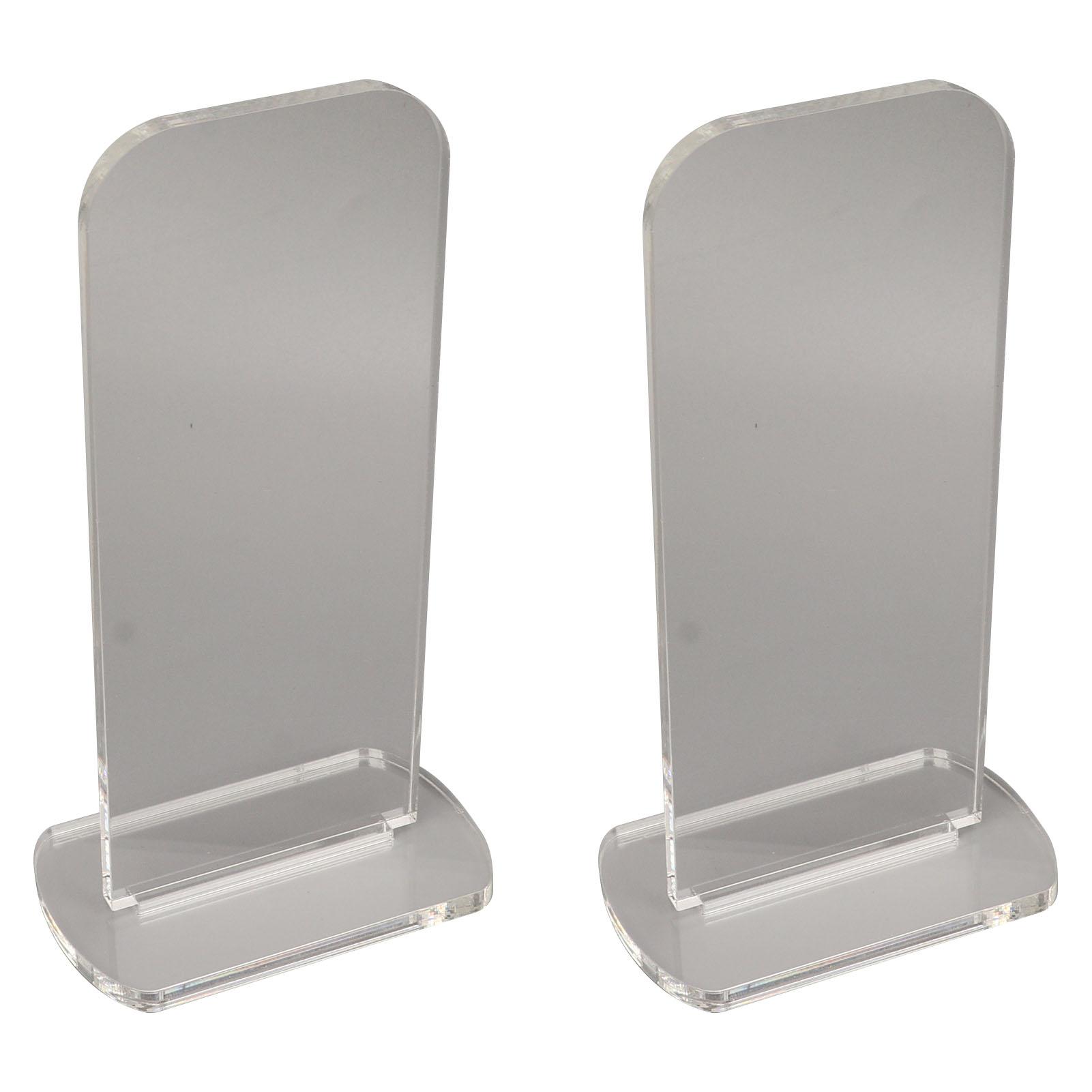 2Pcs Boxing Glove Display Stand Acrylic Vertical Boxing Glove Display Rack Easy Installation Boxing Gloves Holder прозрачный