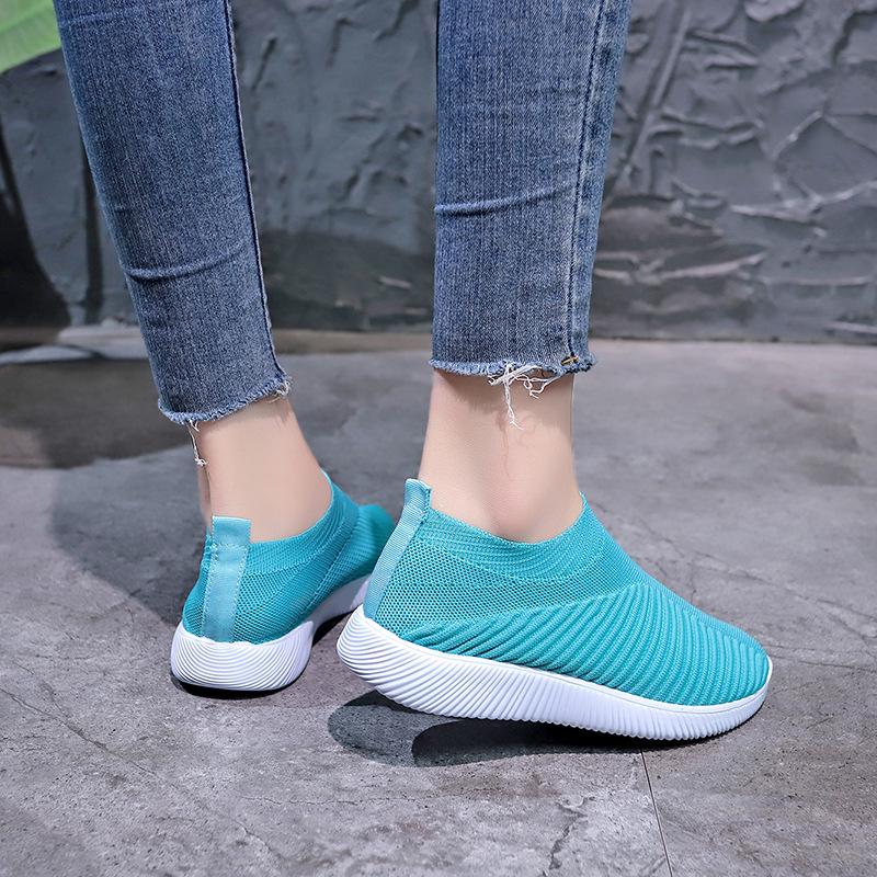 Sneaker Woman Sock Shoes Trainers Women's Sneakers Walking Sneakers Women Slip On Platform Platform Flats Shoes Baskets Femmes