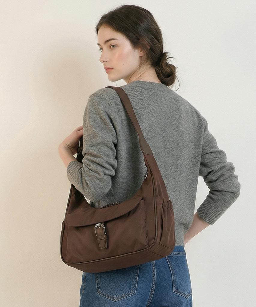 Leneoro Senlua Belt Shoulder Bag (3 Colors)