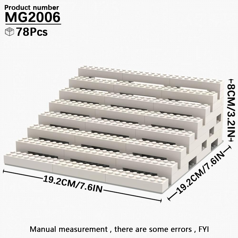 MOC Stand Movie Anime Military Action Figure Display Stands Box Blocks Compatible 75257 05007 75105 High-Speed Championed Block Bricks Toys Playsets