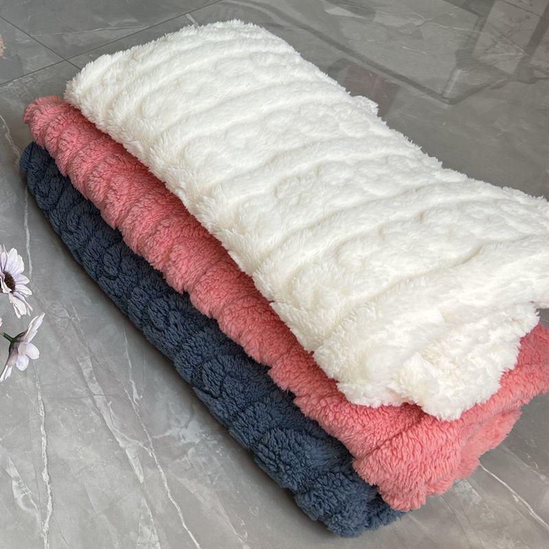 Women's Cable Knit Coral Fleece Warm Pajama Set for Autumn/Winter