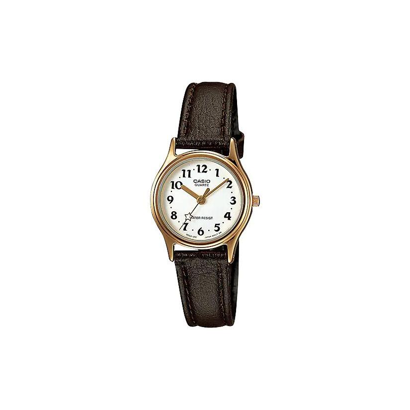 

CASIO STANDARD Anti Magnetic Quartz Movement Leather Strap Watch Women s Watch White Dial LQ-398GL-7B3LJH White Dial