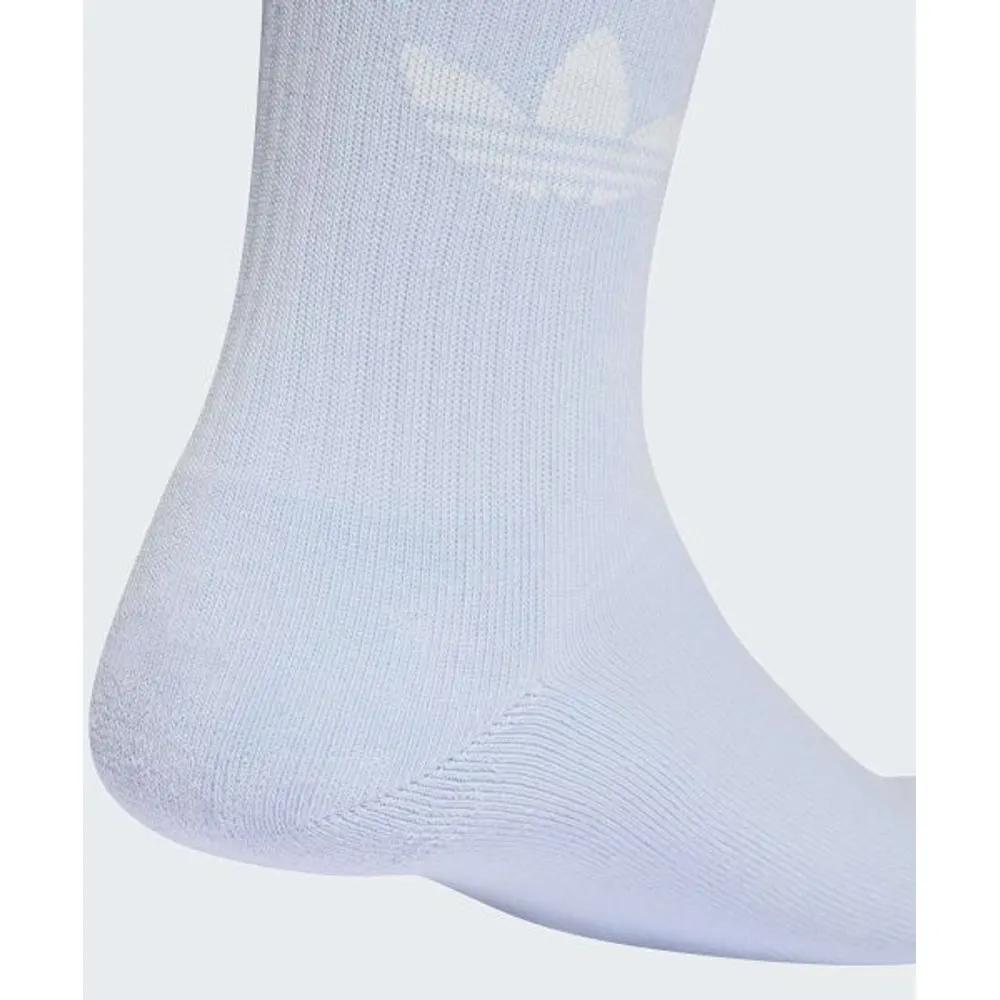 adidas 3-Stripe Knee Socks 2P - White: Clear Sky KD8259 6192206