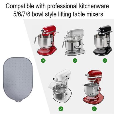 Yousheng Universal Sliding Pad for Stand Mixers Silicone Waterproof Blender Pad Heat Resistant Non-Slip Mixer Pad Protects Countertops Kitchen