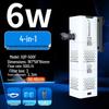 Three-in-One Submersible Fish Tank Pump with Built-in Filter & Aeration