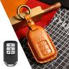 Suitable for Honda Key Cover Accord XRV Haoying New Civic Leather Car Key Cover SF Express