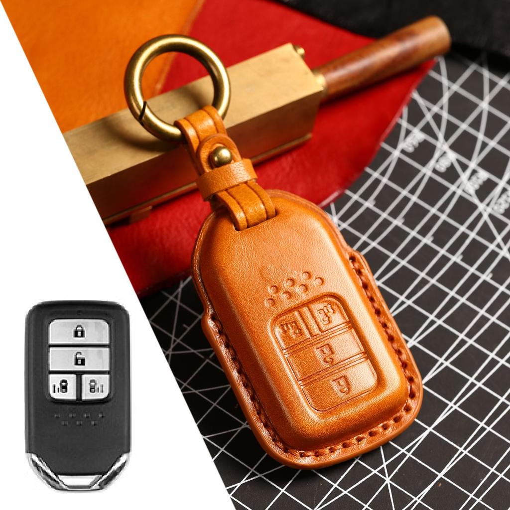 Suitable for Honda Key Cover Accord XRV Haoying New Civic Leather Car Key Cover SF Express