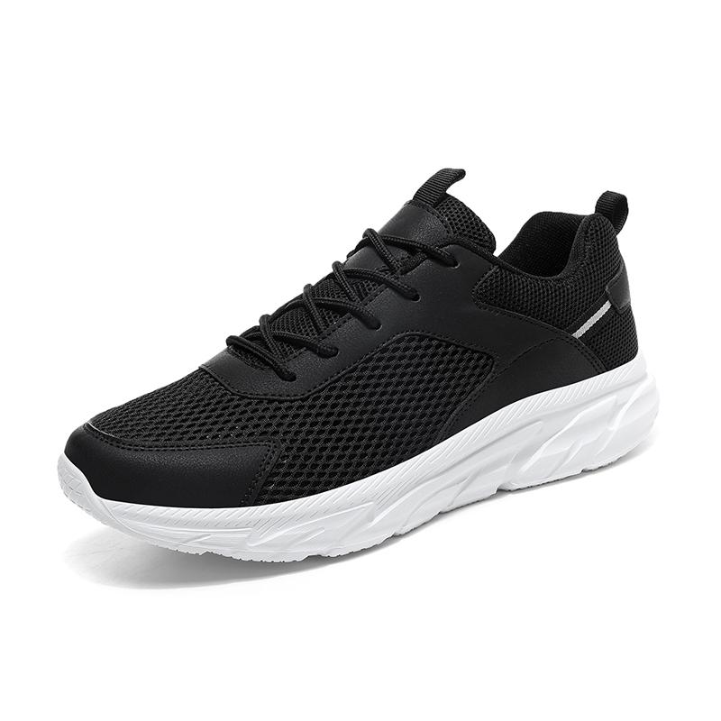 Herren Sportschuhe Atmungsaktive Freizeitschuhe Fliegendes Strickmuster Outdoor Übergröße Laufschuhe