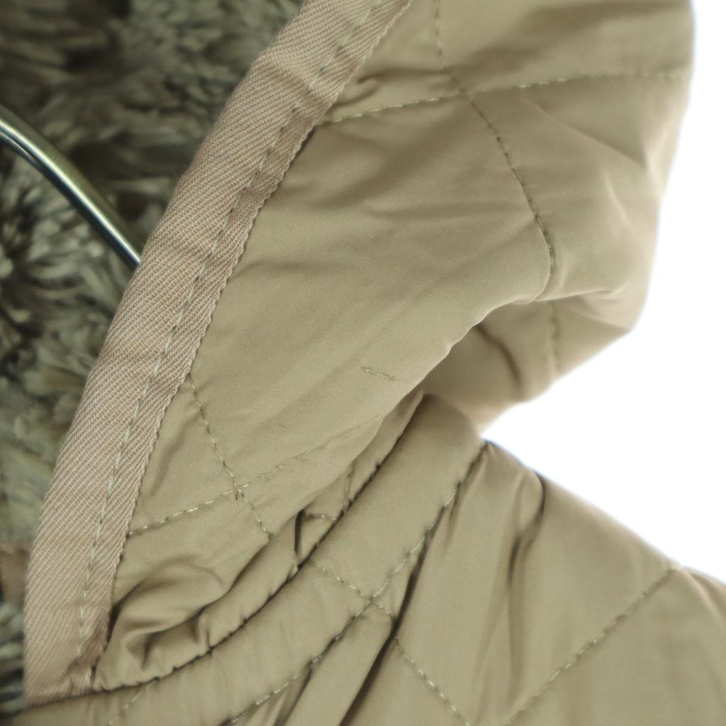 Mackintosh Made In Scotland Long Sleeve Quilted Jacket 34 Beige Women Used