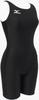 Basic Fitness Size Size Women's Swimsuit, All-in-One, 85EA-200 (L, 09 Black)