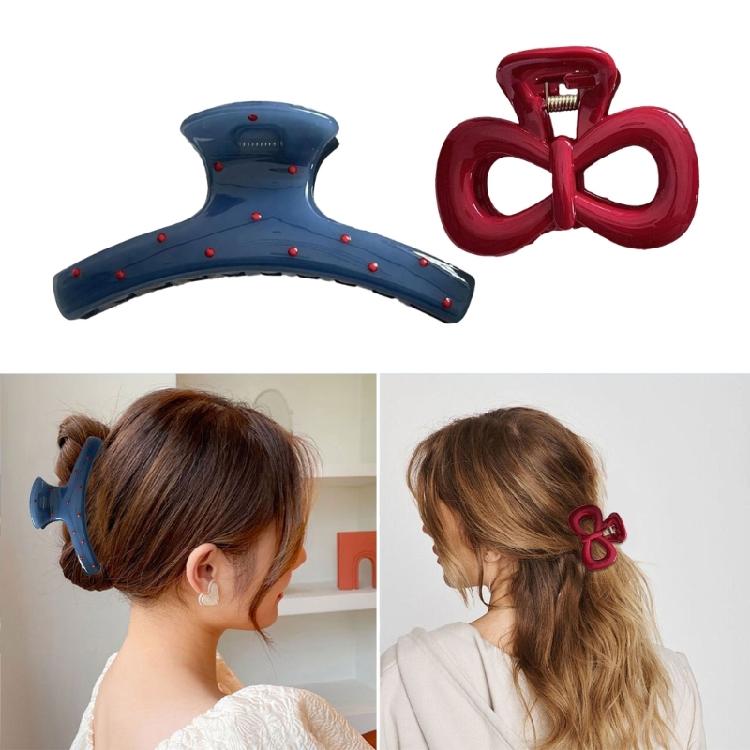 Fashionable Valentine's Day Hair Barrettes Unique Bows Clamp Hairpin Hair Clip Stylish Hair Accessory Casual Use