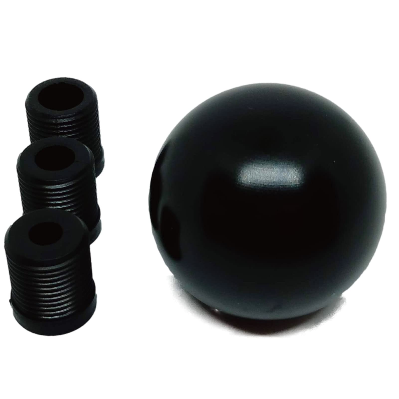 

morytrade MT Shift Knob for Cars, Cars, Light Tigers, Round Type, Round, Aluminum, Unmarked, Universal (Black) чёрный