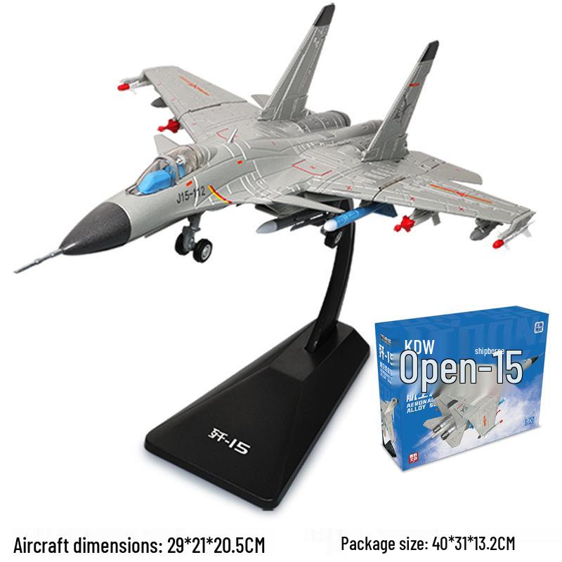 J-15 Carrier-Borne Fighter 1:72 Alloy Model Aircraft
