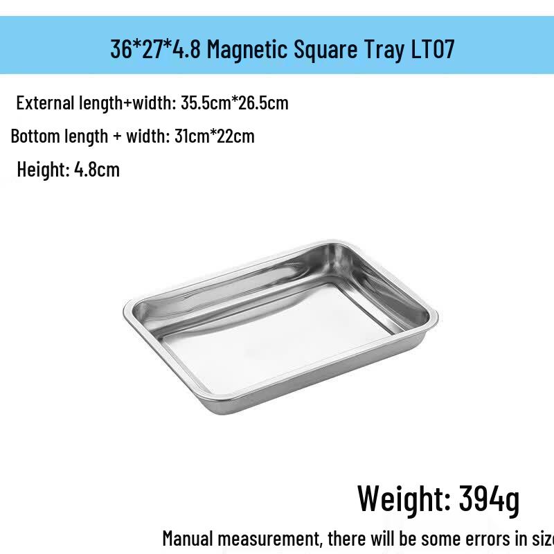 Di Rui En Stainless Steel Magnetic Rectangular Kitchen Trays