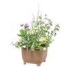 Yamato Plastic eco&eco Win Planter Square 38 Type 380 x 380 x H285mm Eco Brown Set of 3