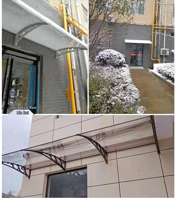 Aluminum Alloy Silent Awning Sunshade for Outdoor Windows