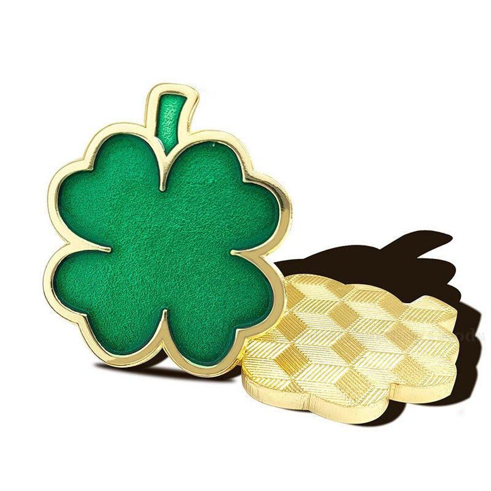 Token Golf Accessories Ball Coin Mark Golf Hat Clip Golf Cap Clip Golf Ball Marker Four Leaf Clover