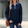 Women's Casual Fashion V-Neck Knit Top, Knitwear for Everyday Wear and Going Out