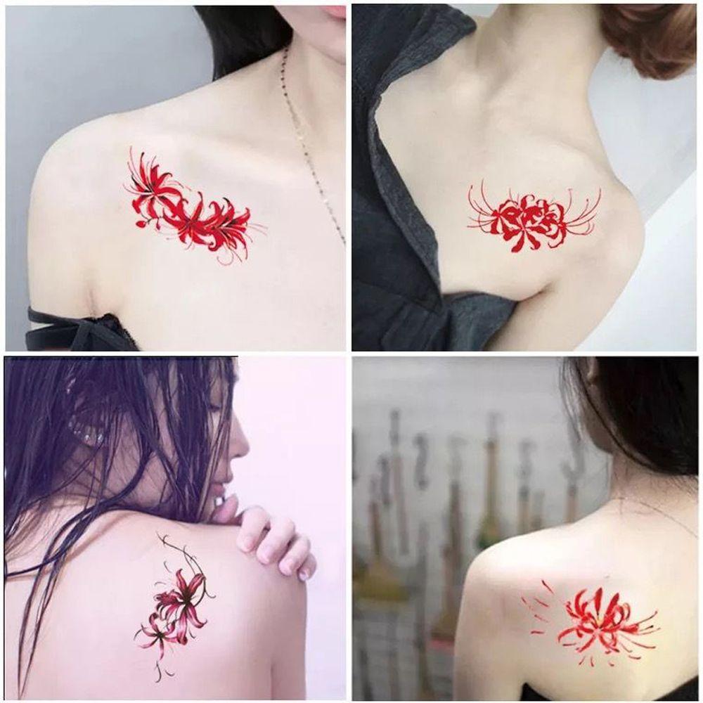 3D Butterfly Men Women Tattoo Decals Fake Tattoo Flowers Temporary Tattoo Body Art Stickers