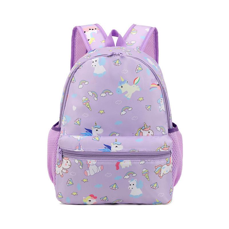 Adorable Cartoon Animal Backpack For Kindergarten Nylon Travel Bag For Kids