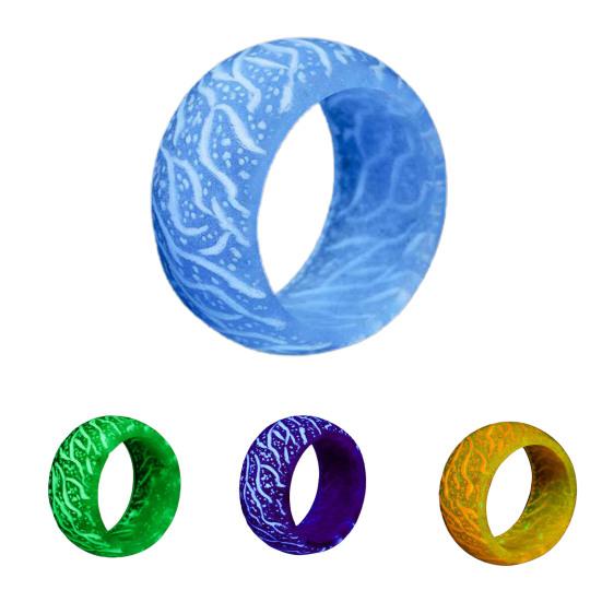 Kreatives Unisex-Ring-Accessoire mit leuchtendem Glühmuster und leuchtendem Schmuck