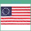 Steag Vechi cu 13 Stele American Coloniile SUA Betsy Ross Design Retro în Roșu Albastru 3x5ft