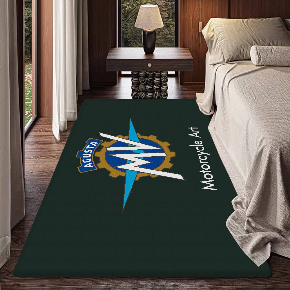 

M-MV A-Agusta Entrance Door Mat Washable Non-Slip Living Room Sofa Chairs Area Mat Kitchen Welcome Doormat 40cm x 60cm