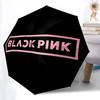 1PC Blackpink Music Automatic Folding Umbrella, Automatic Folding Umbrella with 8 Ribs, Convenient for Outdoor Use  054