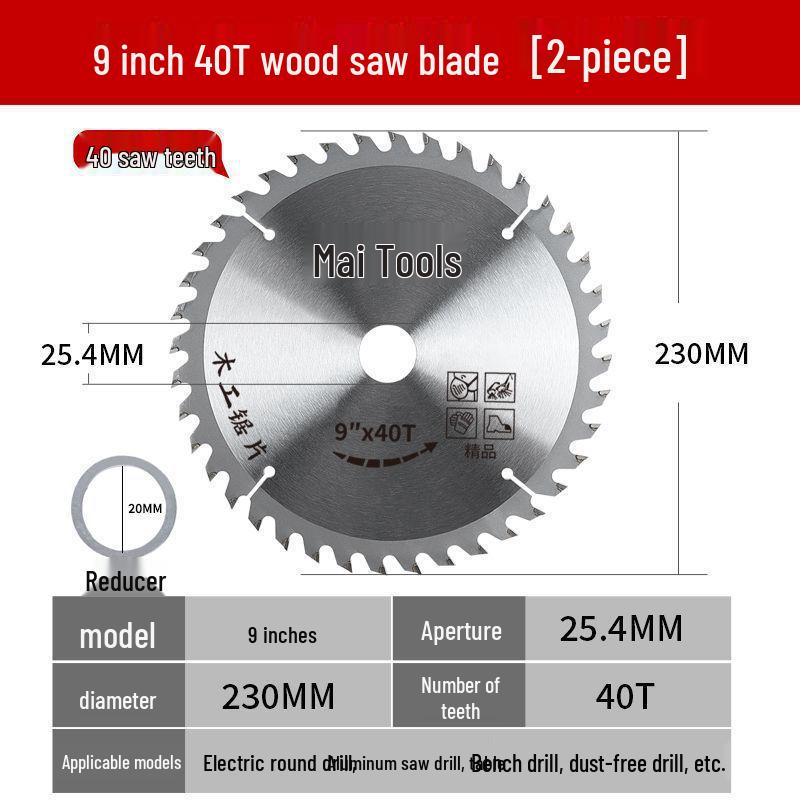 Eco-Friendly Lithium Electric Saw Blade with Special Alloy Teeth - High Hardness and Sharpness, 4-10 Teeth for Woodworking and Paint-Free Boards