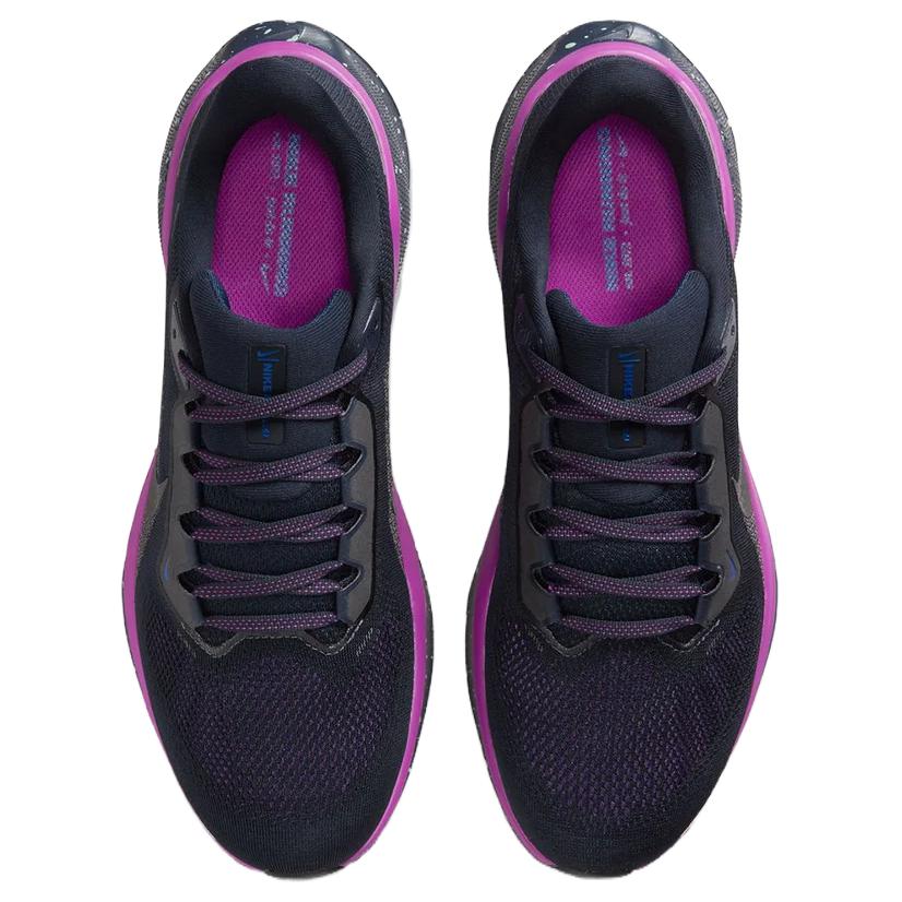 Nike Air Zoom Pegasus 41 Comfortable Versatile Durable Low-Top Running Shoes Men Sneaker Black Purple HQ7972-400
