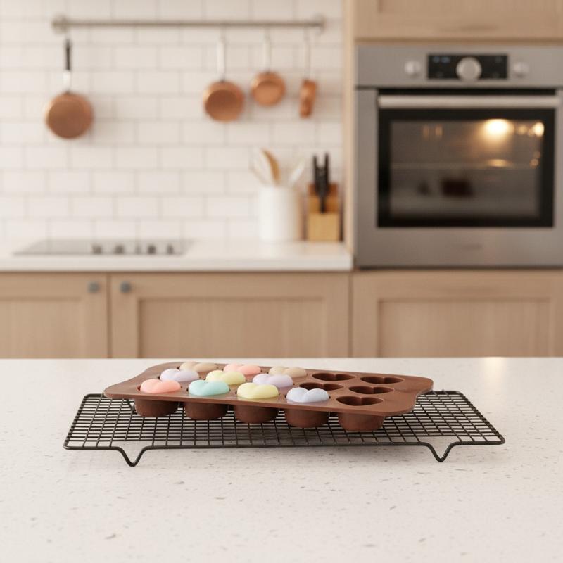 15 Cavity Love Silicone Chocolate Mold Heart Candy Jelly Baking Ice Cake Mould Candle Soap Making Valentine'S Day Gifts