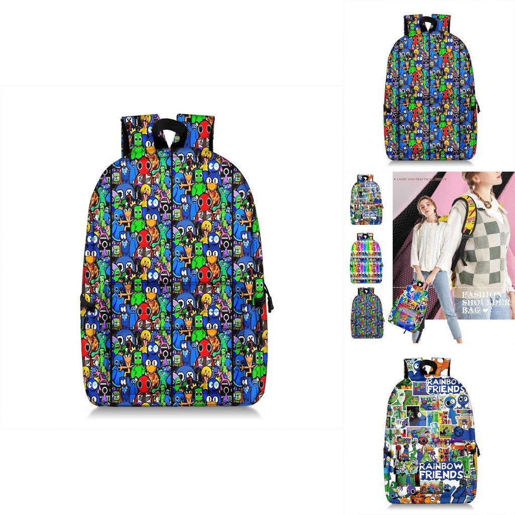 Roblox Rainbow Friends Backpack Lightweight Durable Adjustable Straps